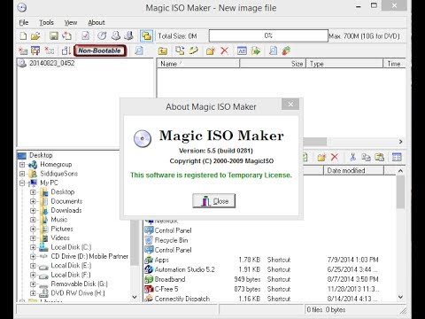 magic engine with .iso
